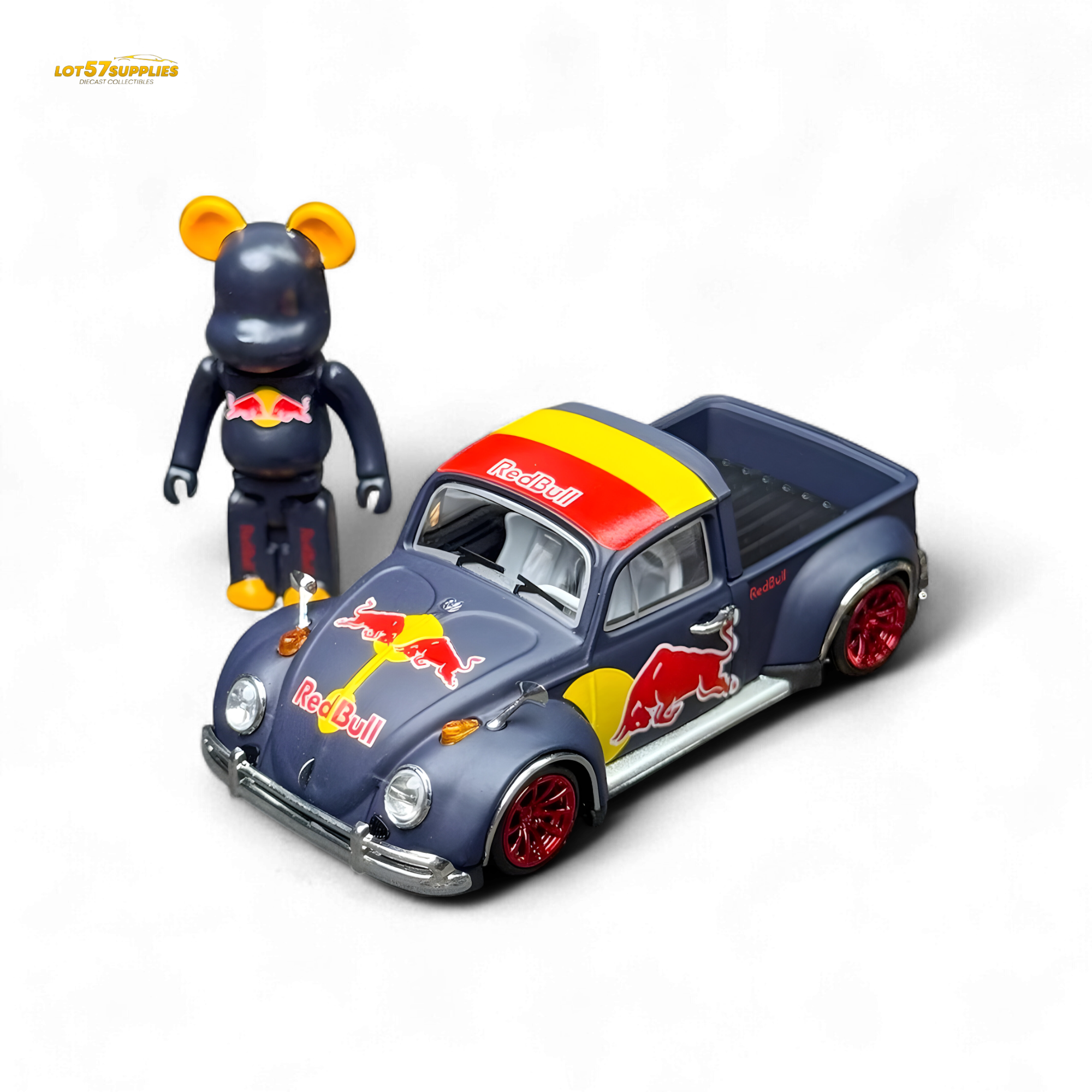 Liberty64 VW Beetle Pickup Red Bull 1:64