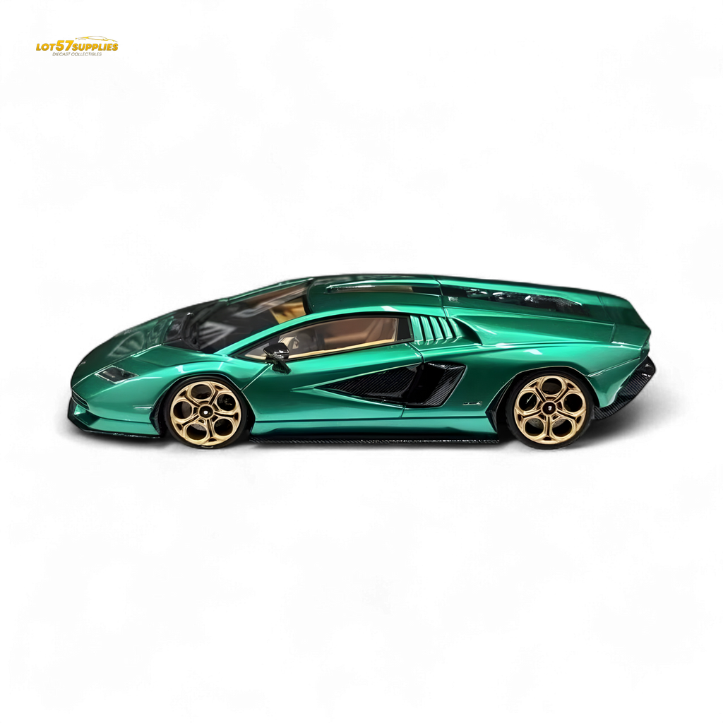 FuelMe Model Lamborghini Countach LPI 800-4 Verde Arbete 1:64