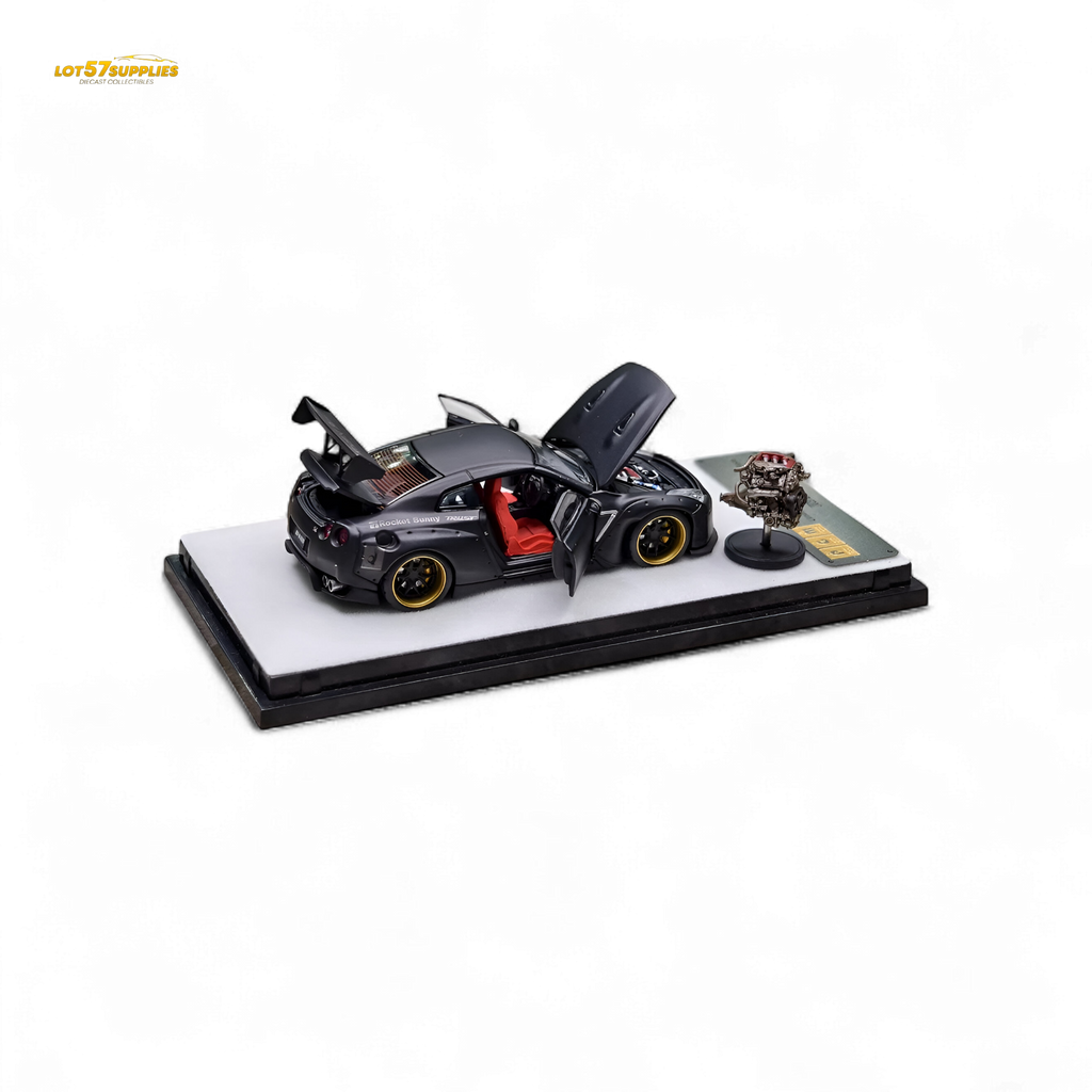 PGM Rocket Bunny R35 Matte Black 1:64