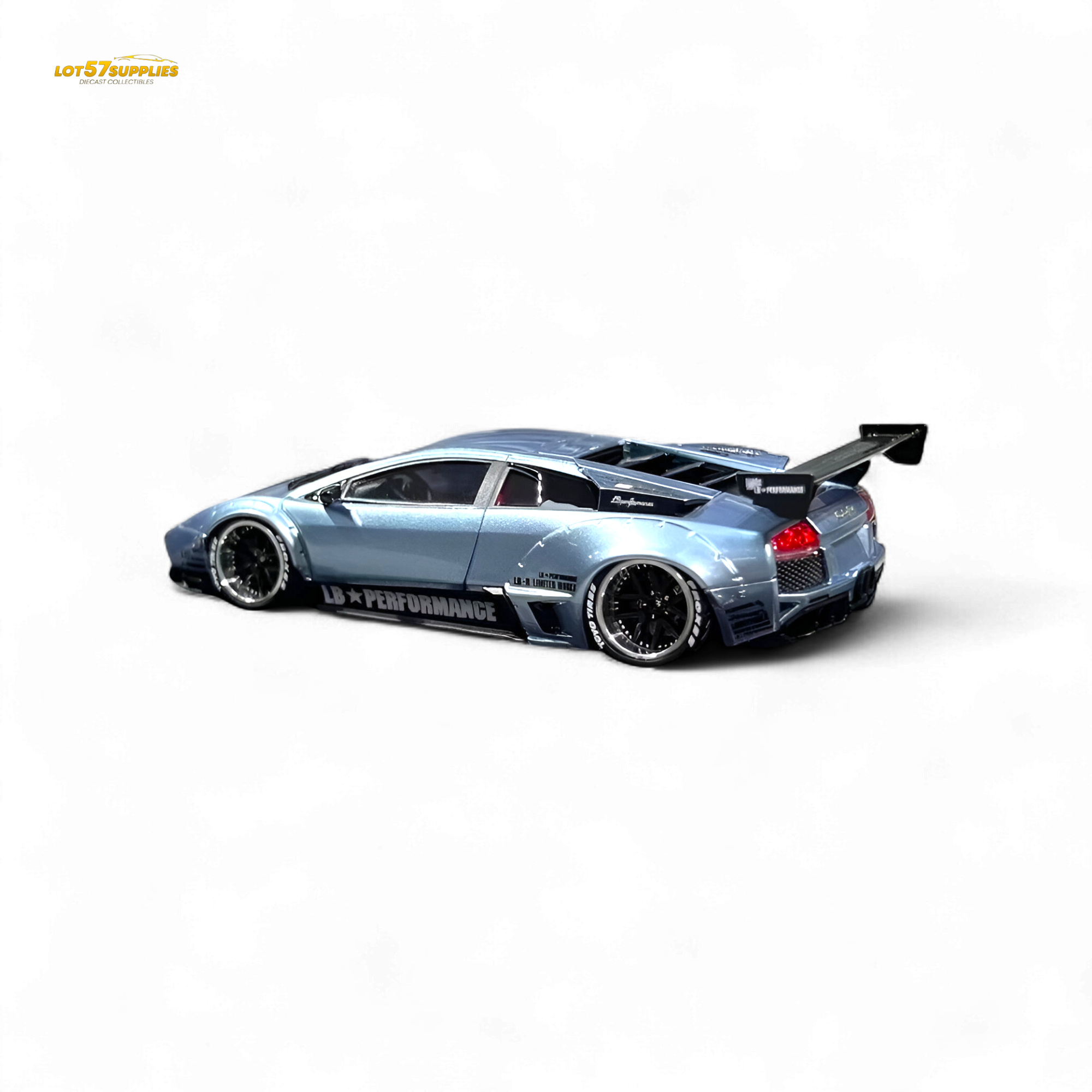 404ERROR Lamborghini Murcielago LBWK Ice Blue 1:64