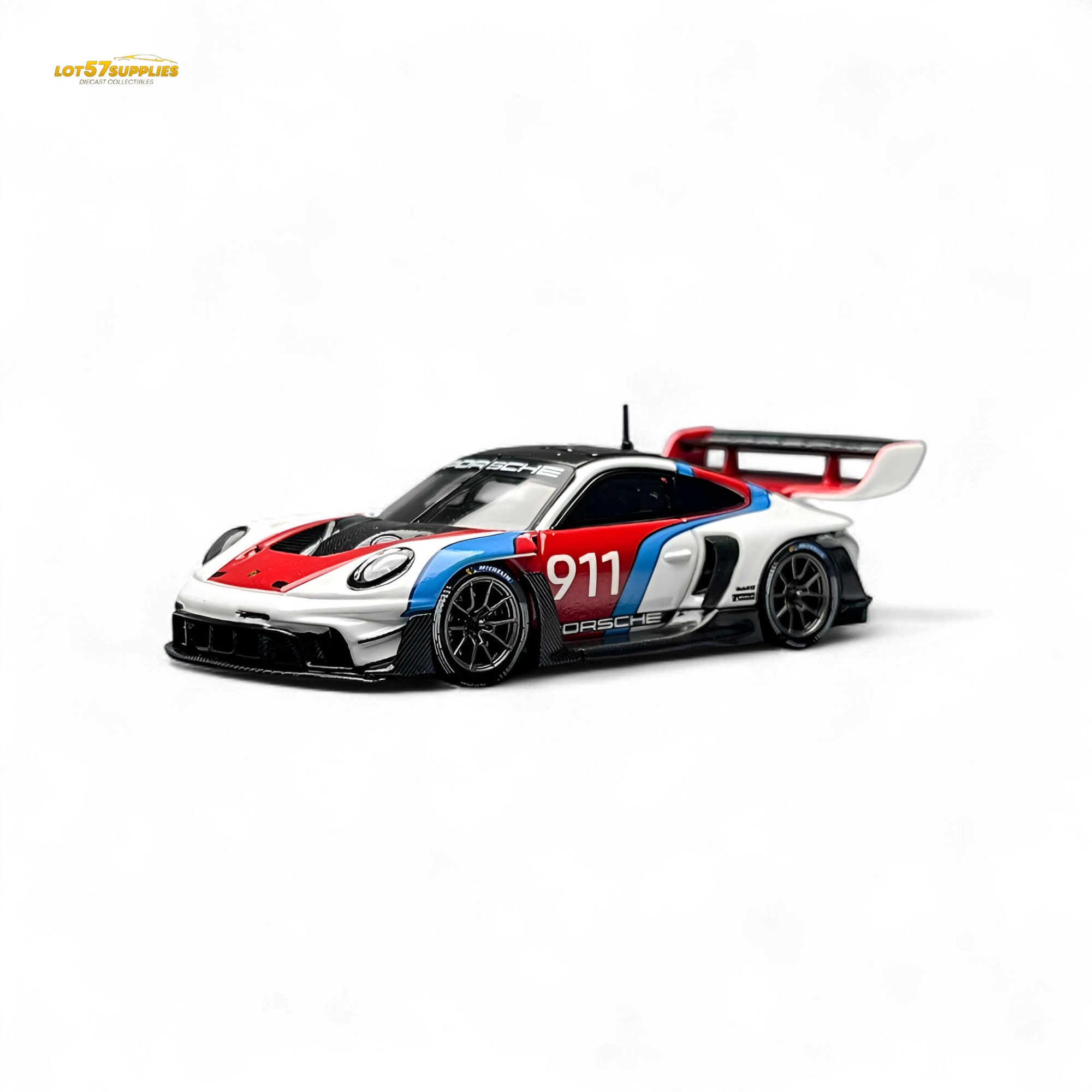 HKM Model Porsche 911 GT3 Rennsport White 1:64