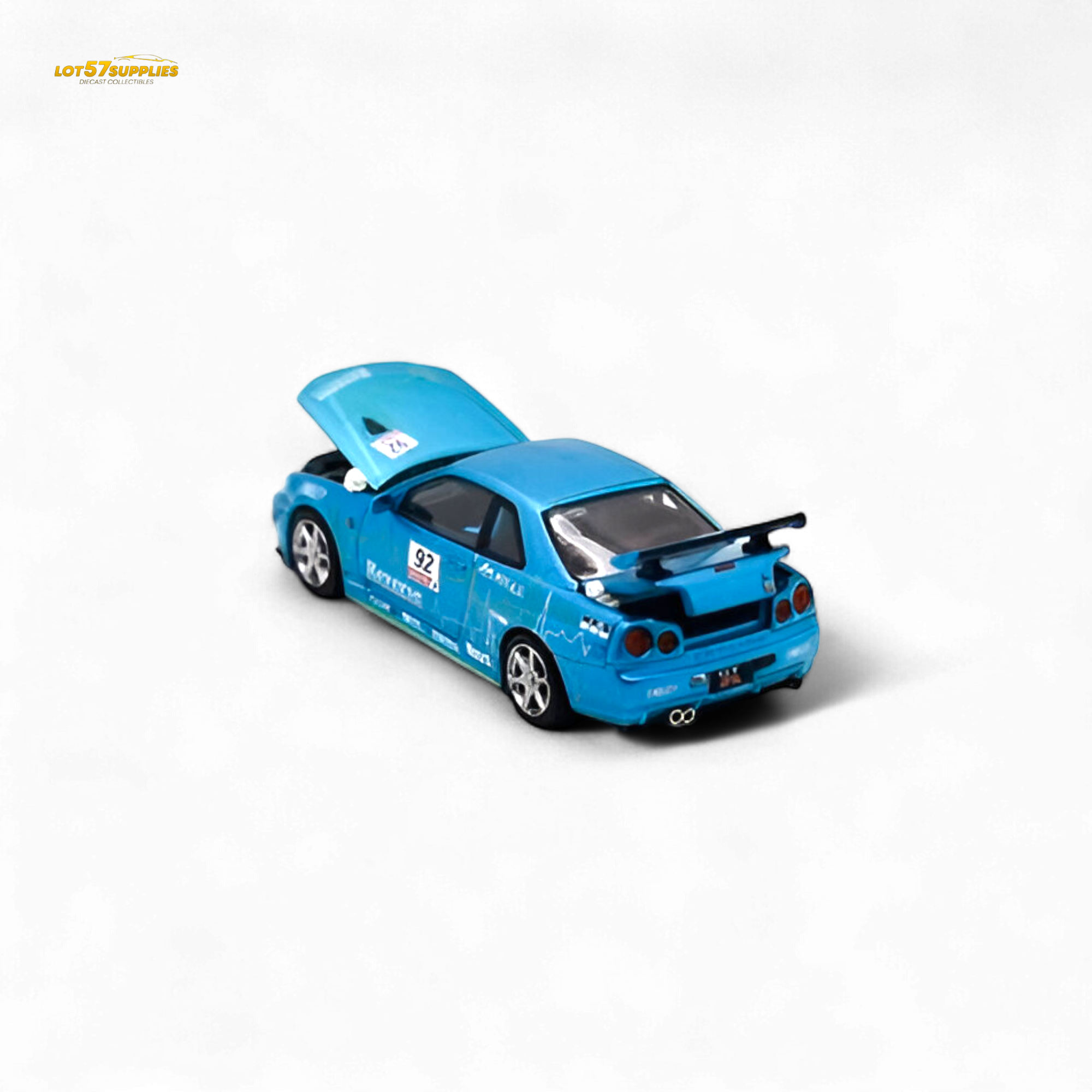 Cool ART Nissan Skyline R34 Blue #92 1:64