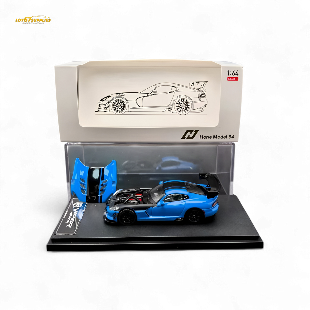 Hone Model Dodge Viper ACR Competition Blue 1:64