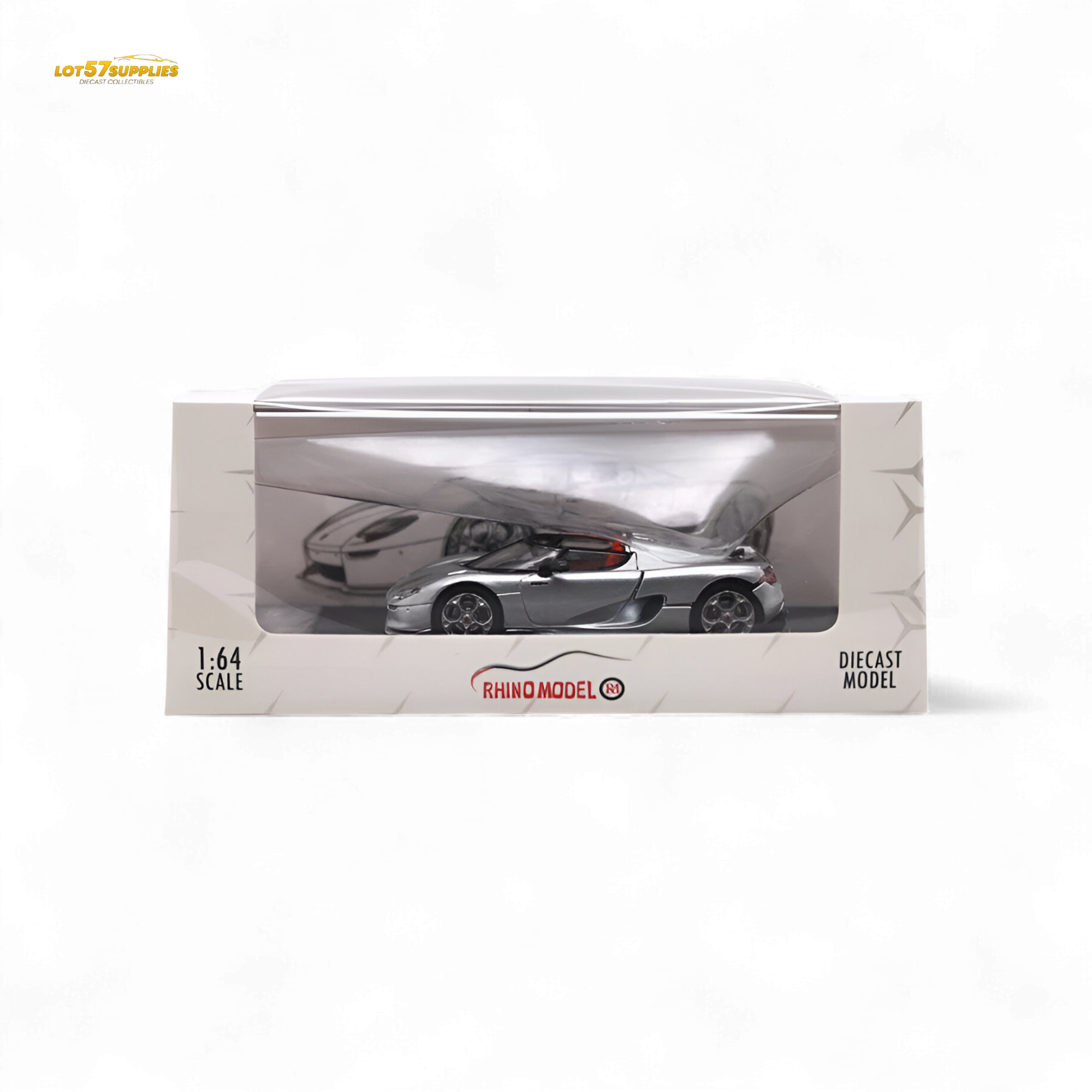 Rhino Model CC850 Silver 1:64
