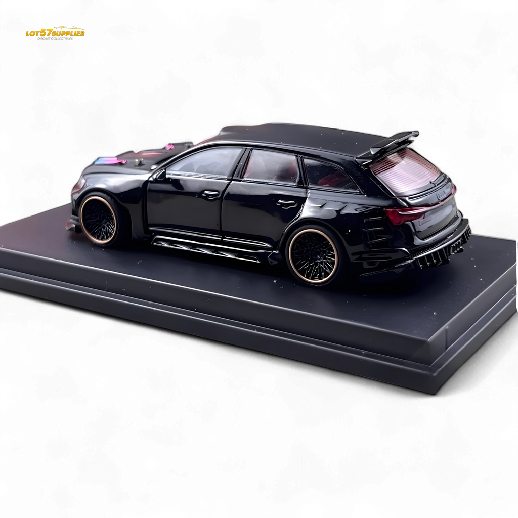 DCM Audi RS6 Wagon Metallic Black 1:64