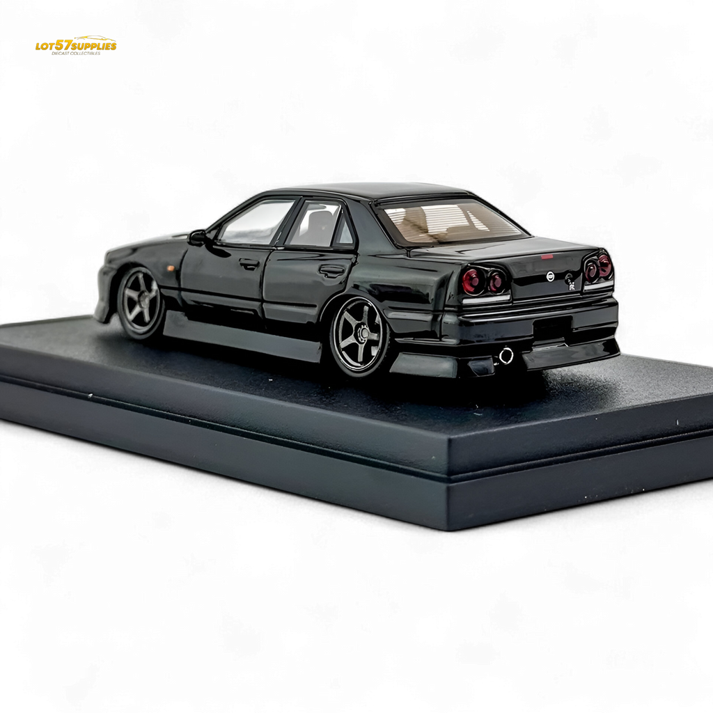 Mortal ER34 Skyline Uras Metallic Black 1:64