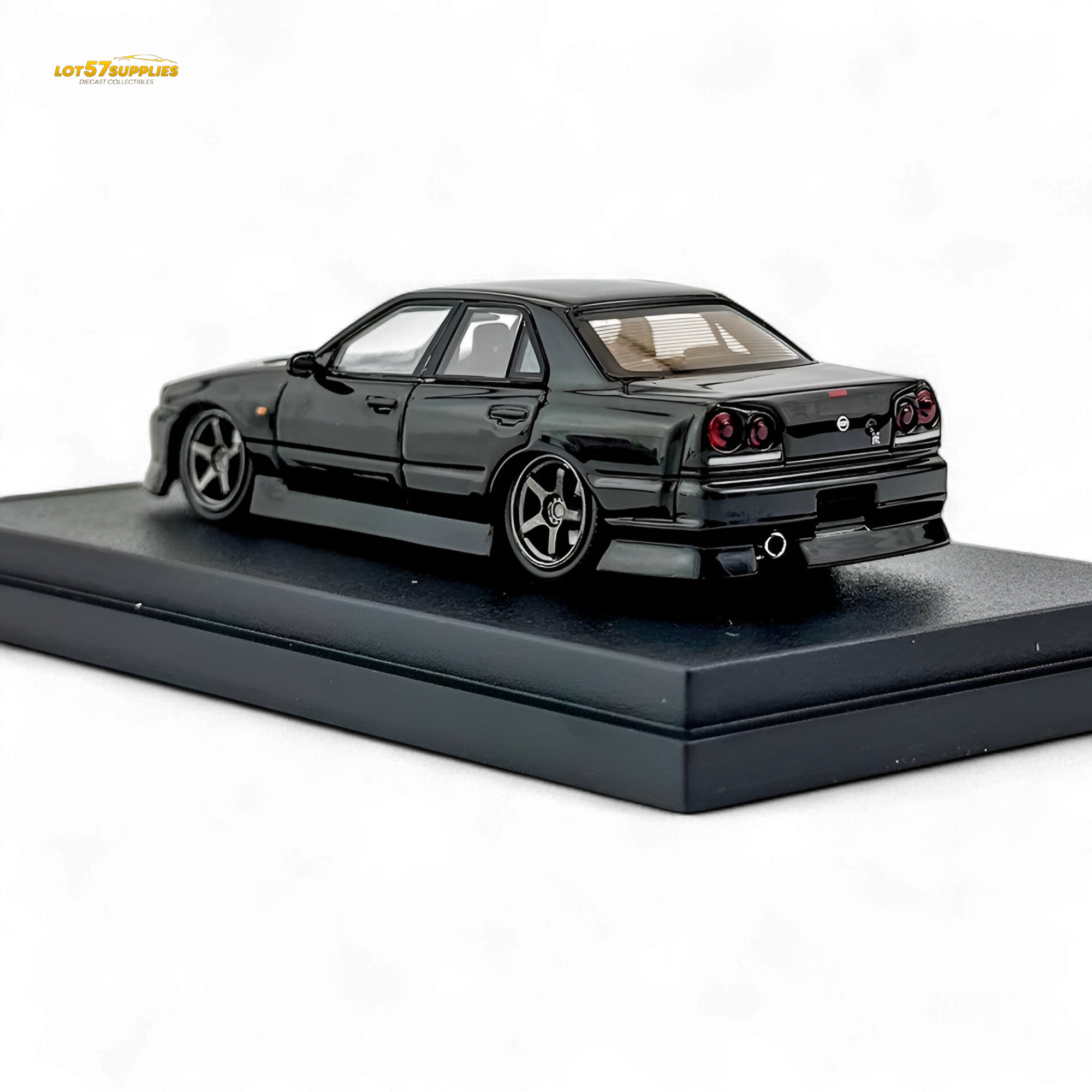 Mortal ER34 Skyline Uras Metallic Black 1:64