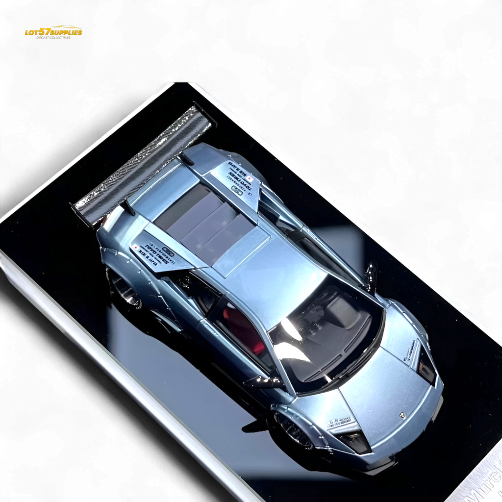 404ERROR Lamborghini Murcielago LBWK Ice Blue 1:64