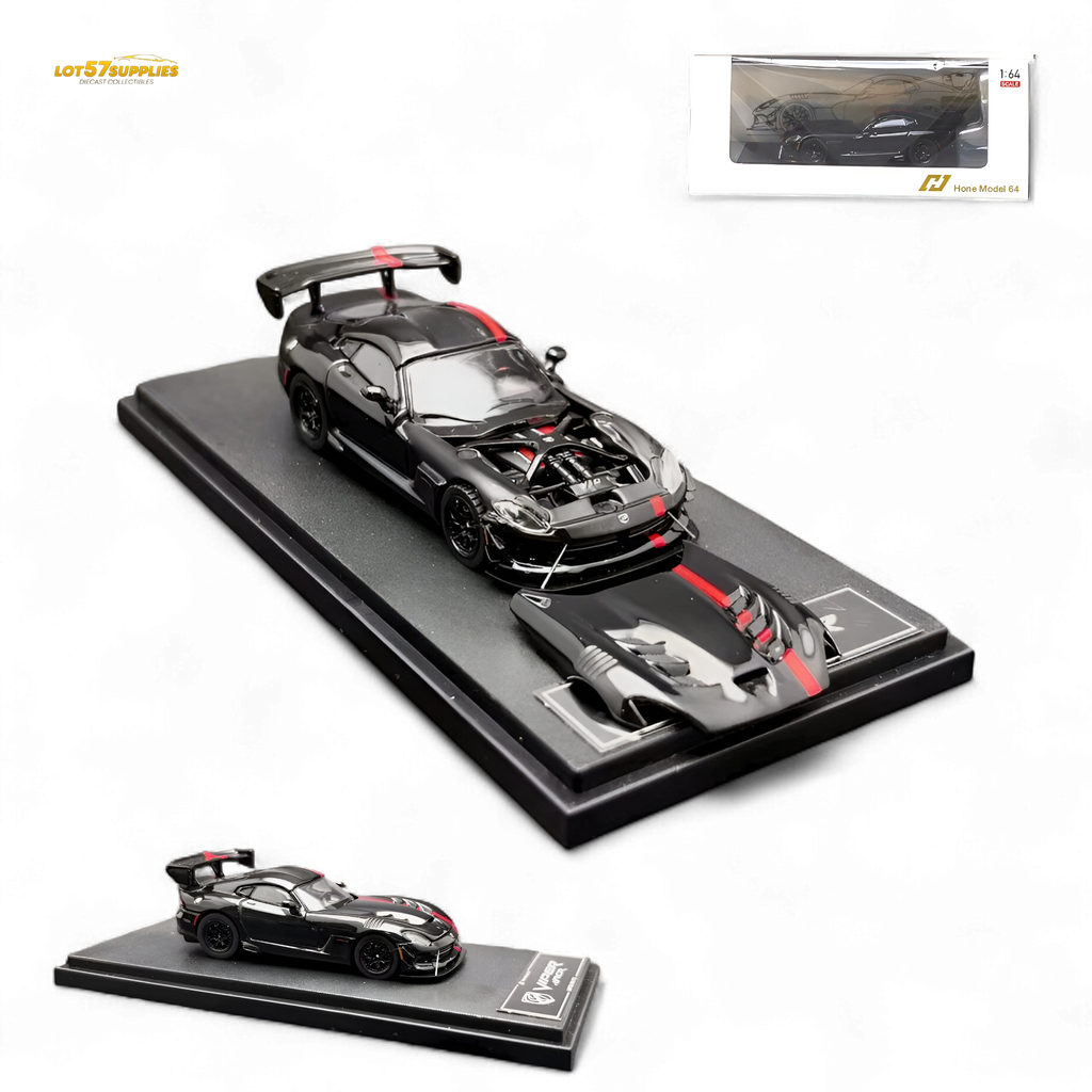 Hone Model Dodge Viper ACR Venom Black 1:64