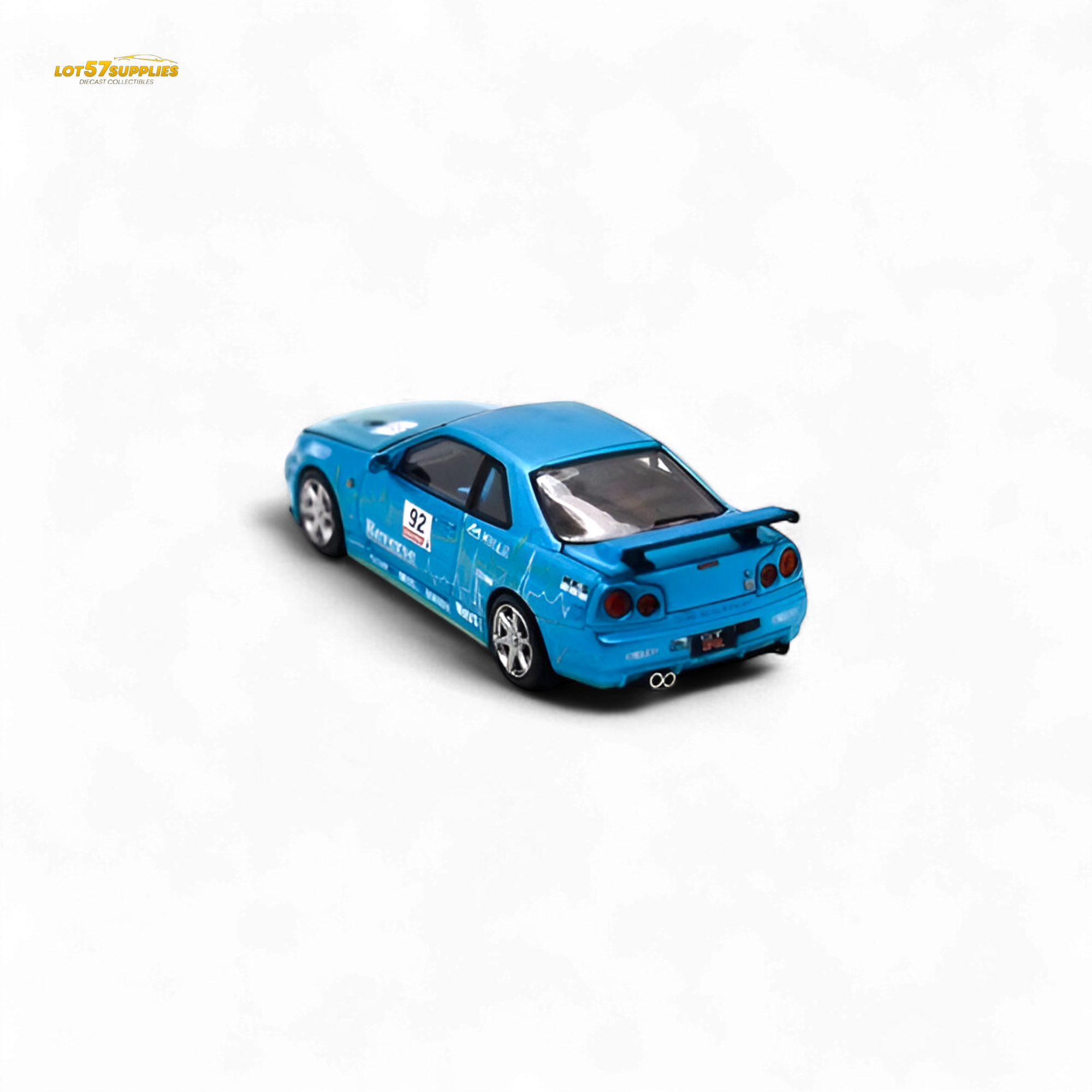 Cool ART Nissan Skyline R34 Blue #92 1:64