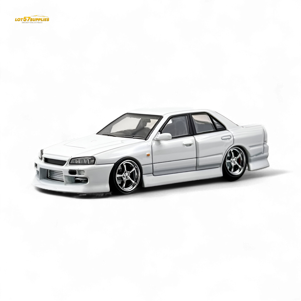 Mortal Nissan ER34 Skyline Uras Pearl White 1:64