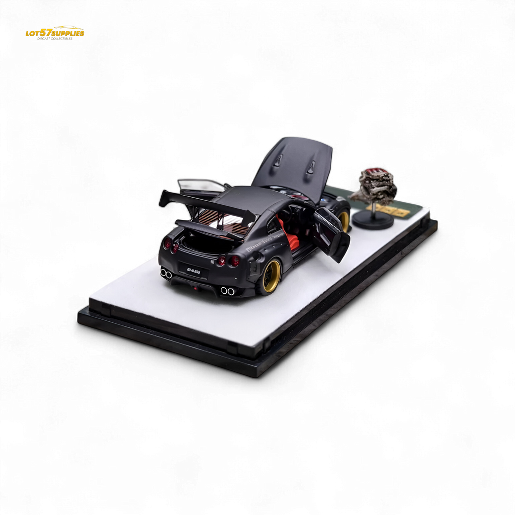 PGM Rocket Bunny R35 Matte Black 1:64