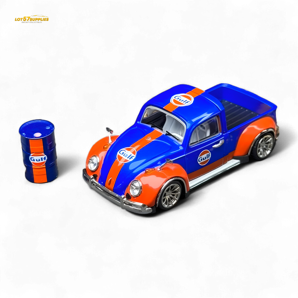 Liberty64 VW Beetle Pickup G U L F Livery 1:64