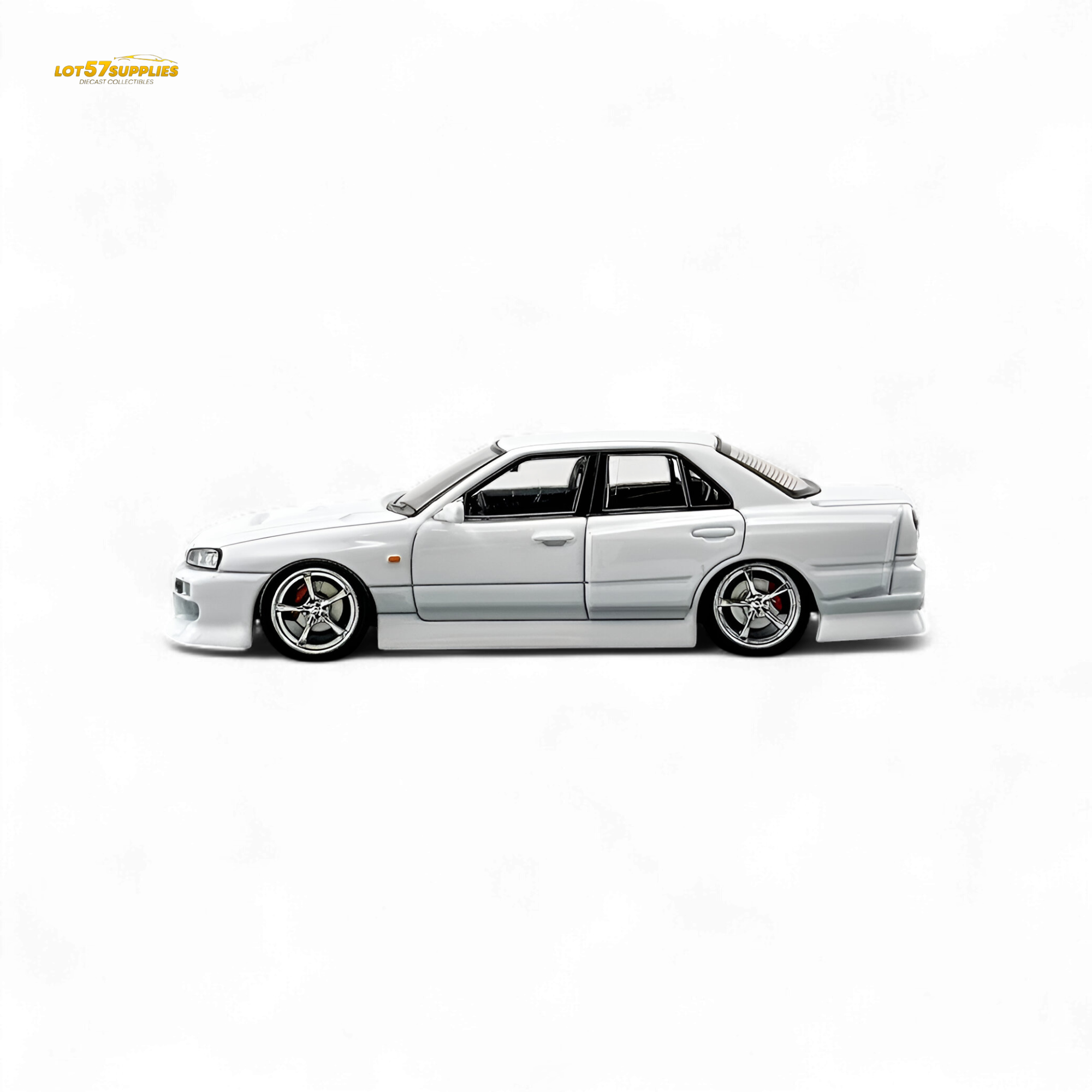 Mortal Nissan ER34 Skyline Uras Pearl White 1:64