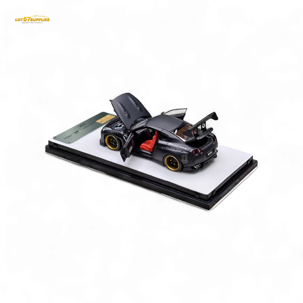 PGM Rocket Bunny R35 Matte Black 1:64