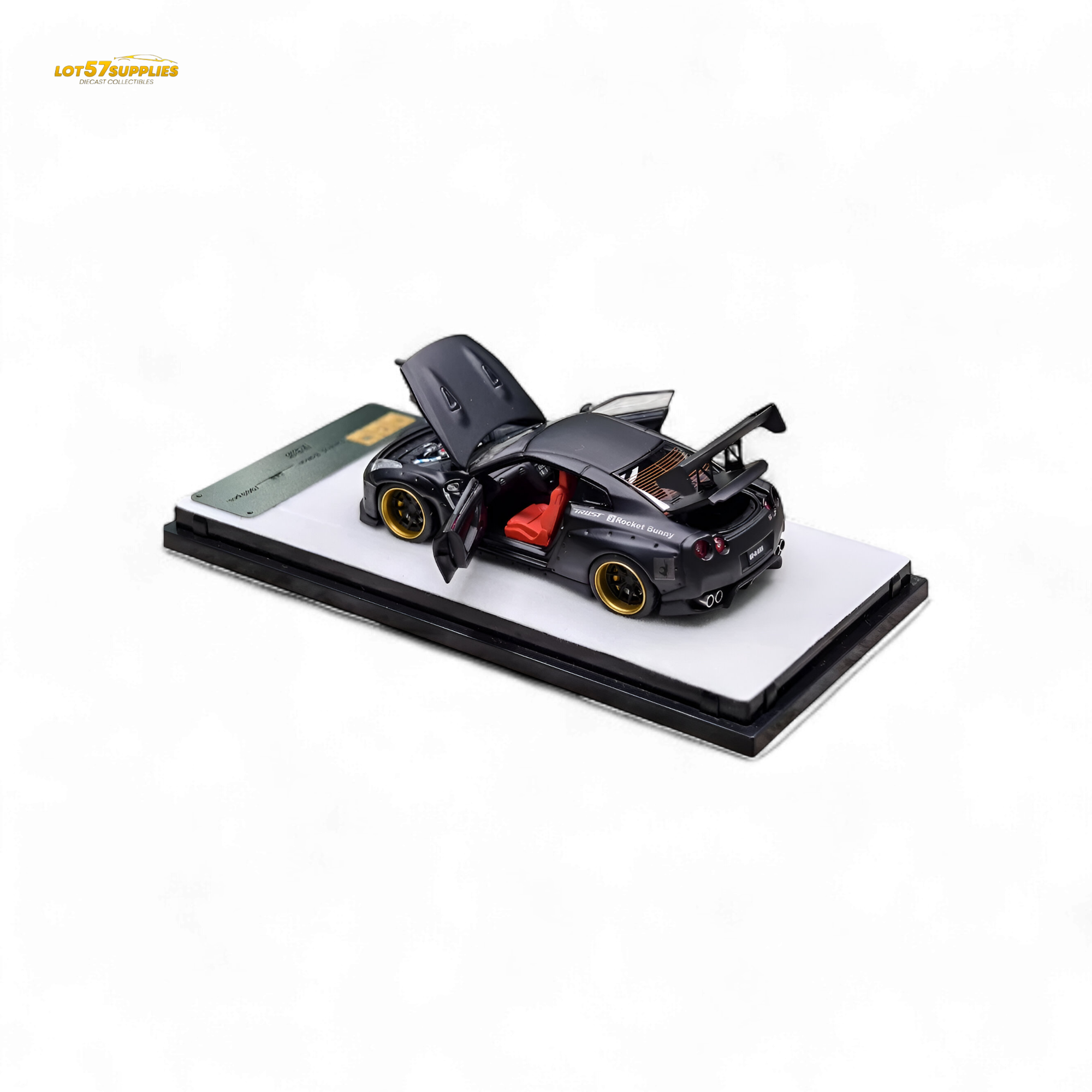 PGM Rocket Bunny R35 Matte Black 1:64