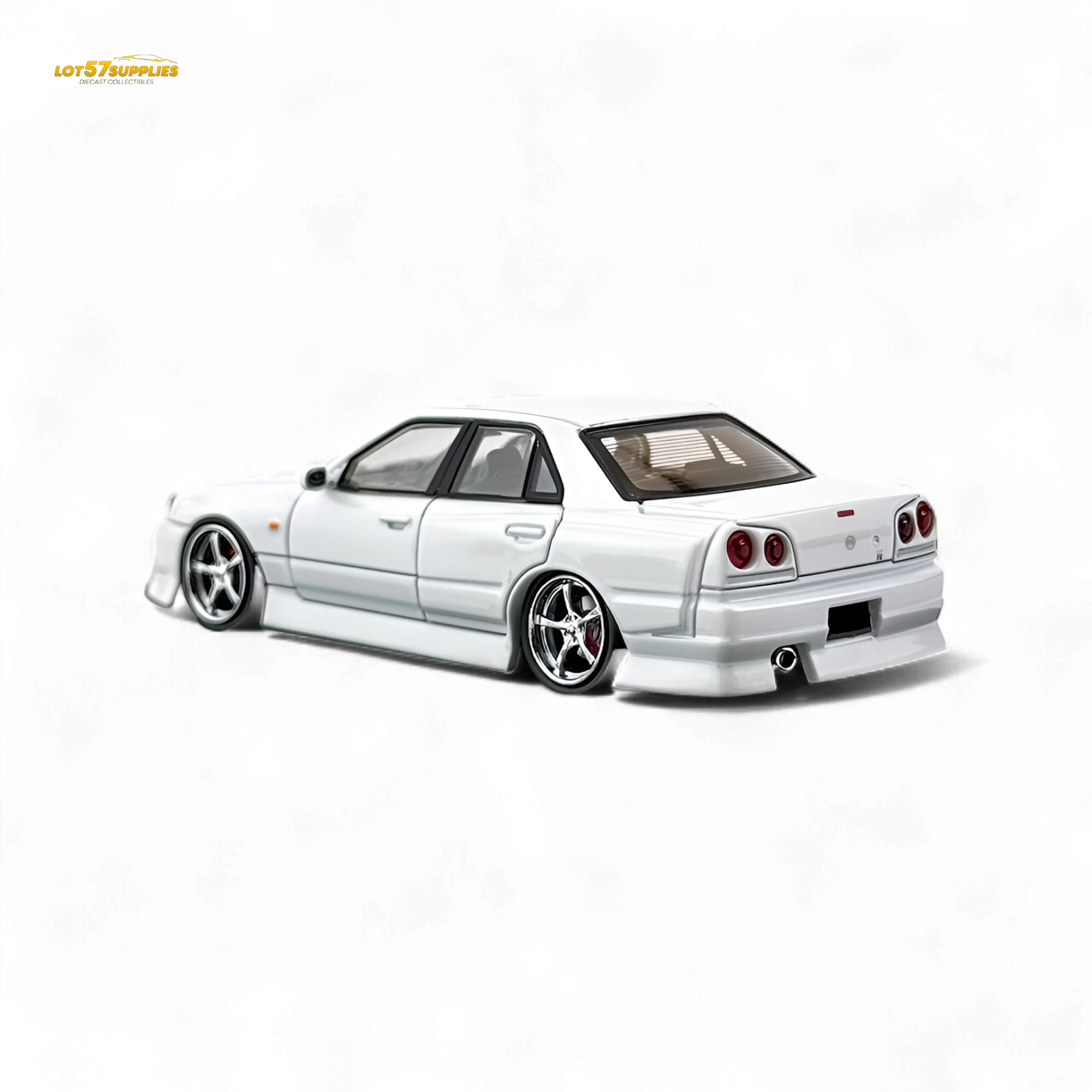 Mortal Nissan ER34 Skyline Uras Pearl White 1:64