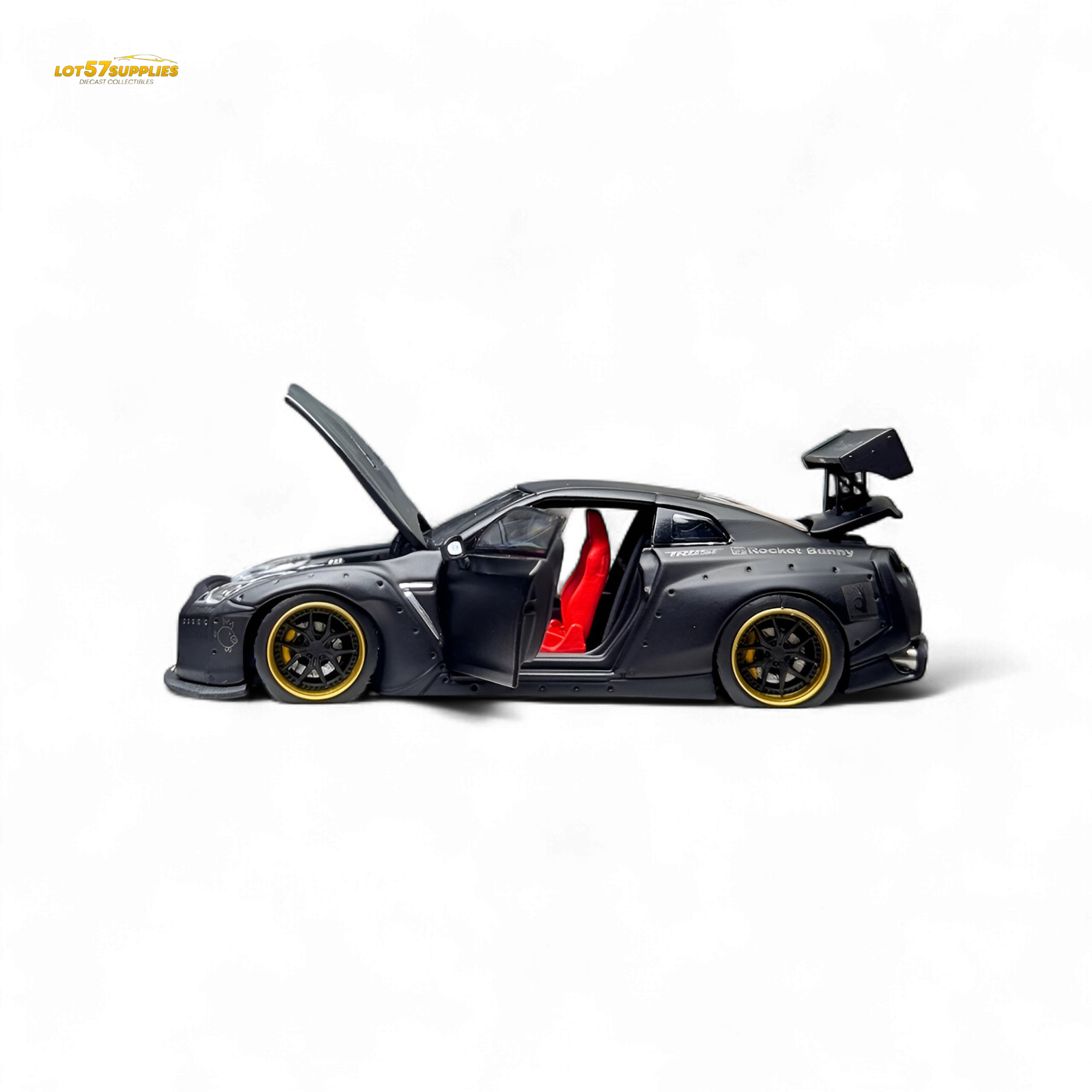 PGM Rocket Bunny R35 Matte Black 1:64