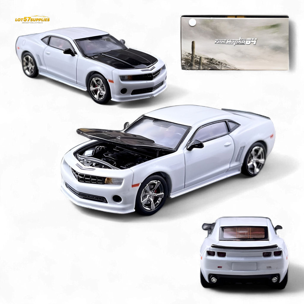 Fine Works64 Chevrolet Camaro Bumblebee - Pearl White 1:64