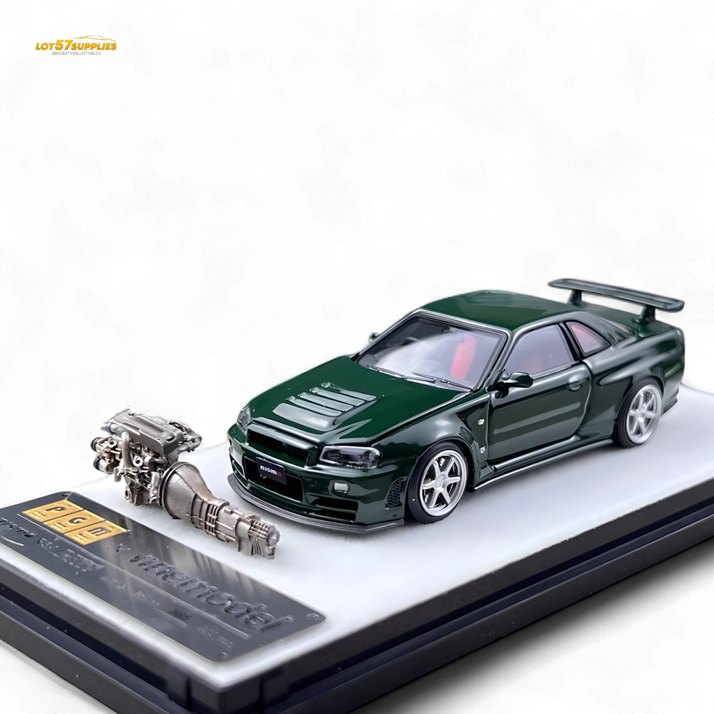 PGM Nissan GTR R34 Z-TUNE British Green 1:64