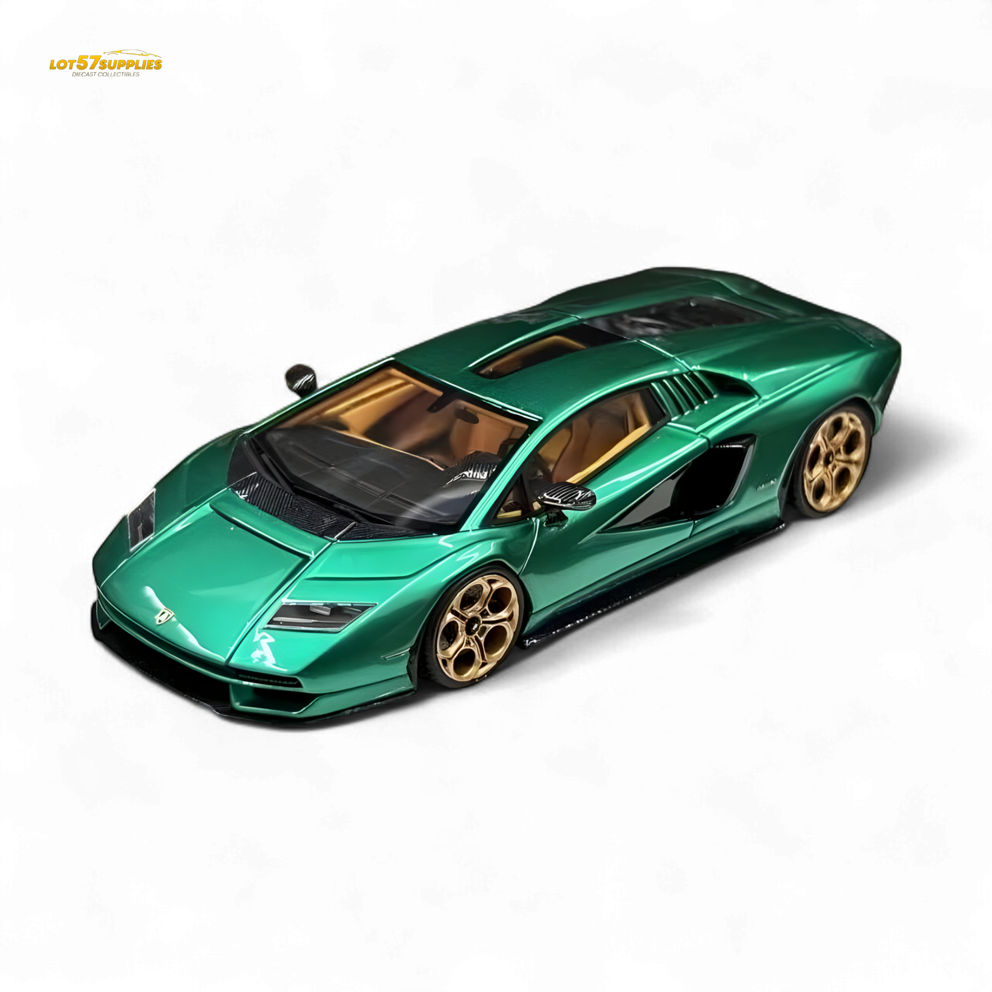 FuelMe Model Lamborghini Countach LPI 800-4 Verde Arbete 1:64