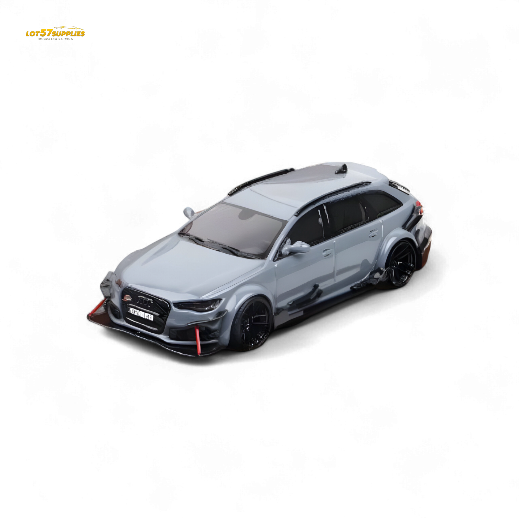 Qidian Model Audi RS6 Avant C7 Cement Grey 1:64