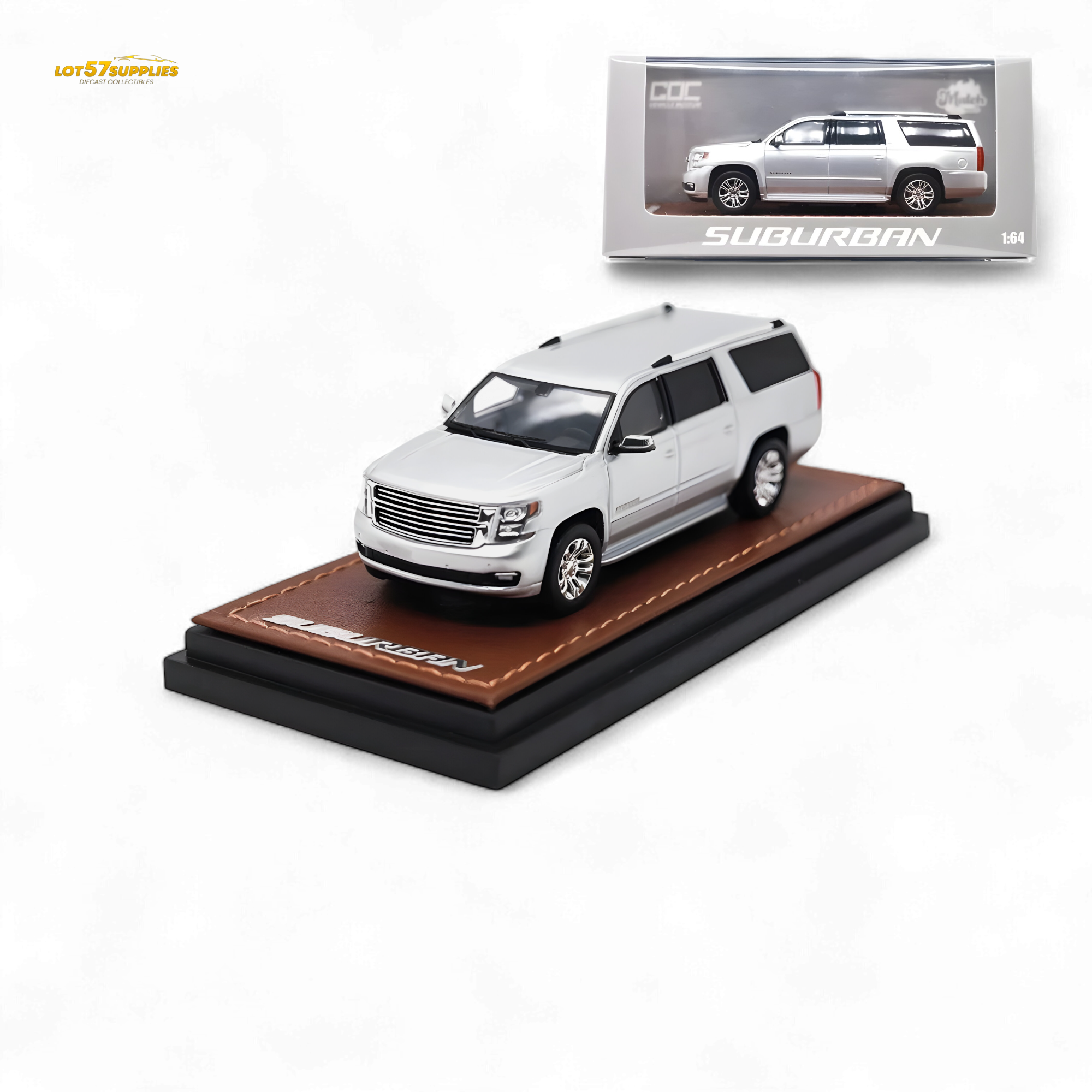 GOC Chevrolet Suburban 2015 Silver 1:64