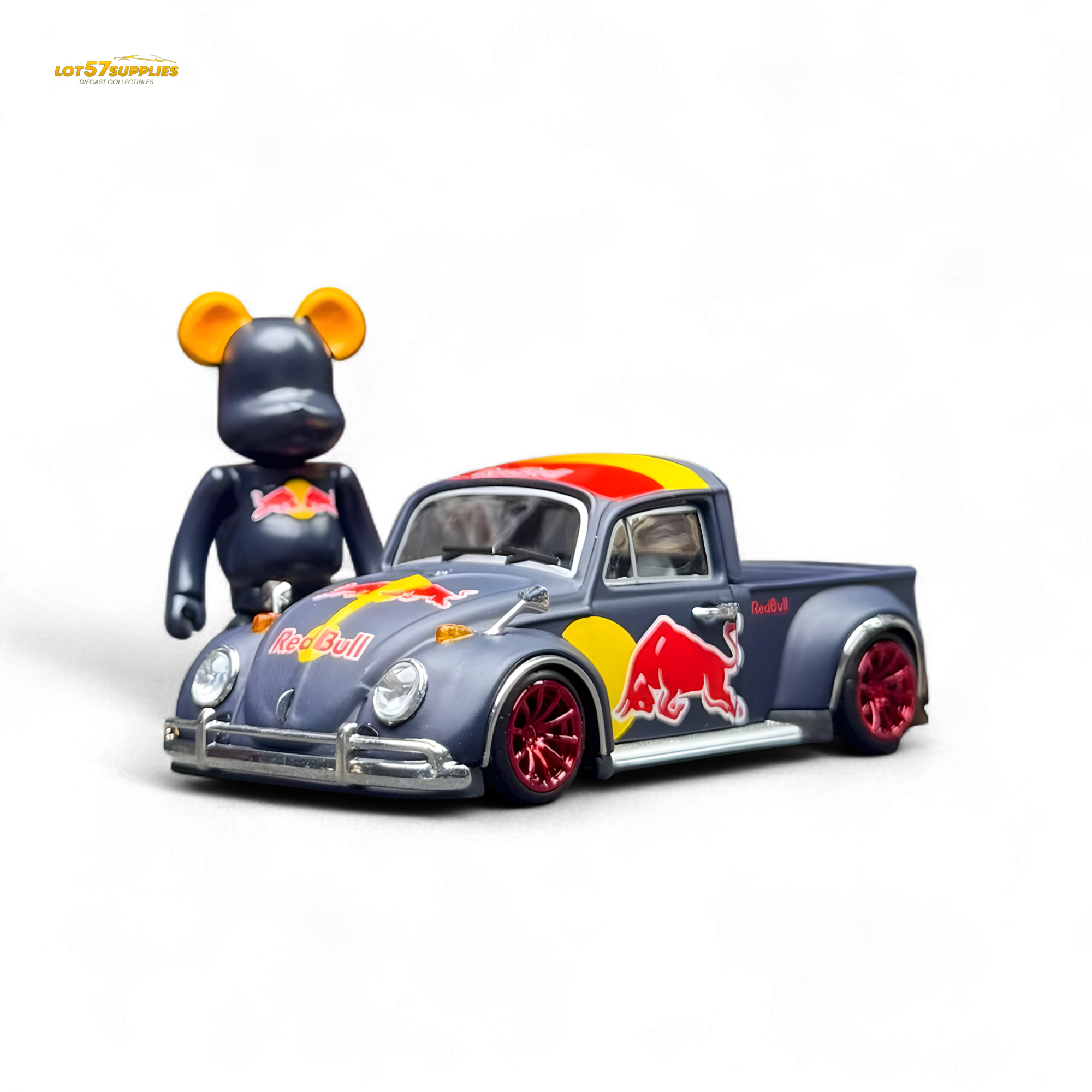 Liberty64 VW Beetle Pickup Red Bull 1:64