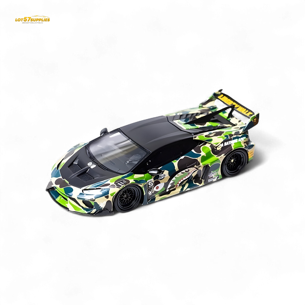 Flame Lamborghini Huracan LP610-4 LWBK WideBody Camouflage 1:64