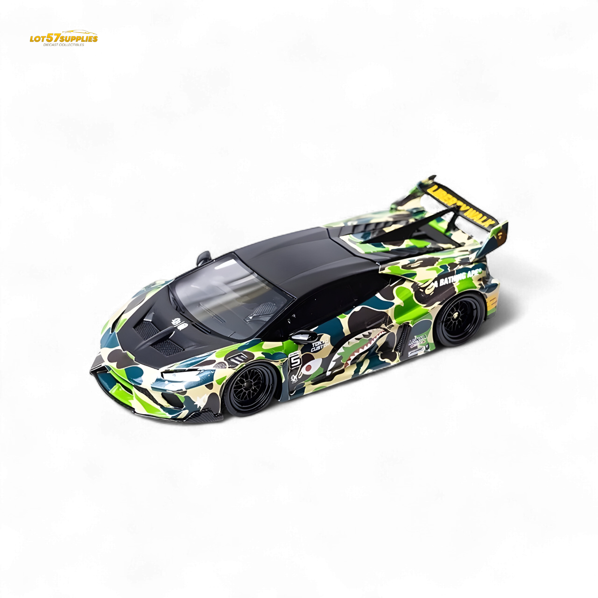 Flame Lamborghini Huracan LP610-4 LWBK WideBody Camouflage 1:64