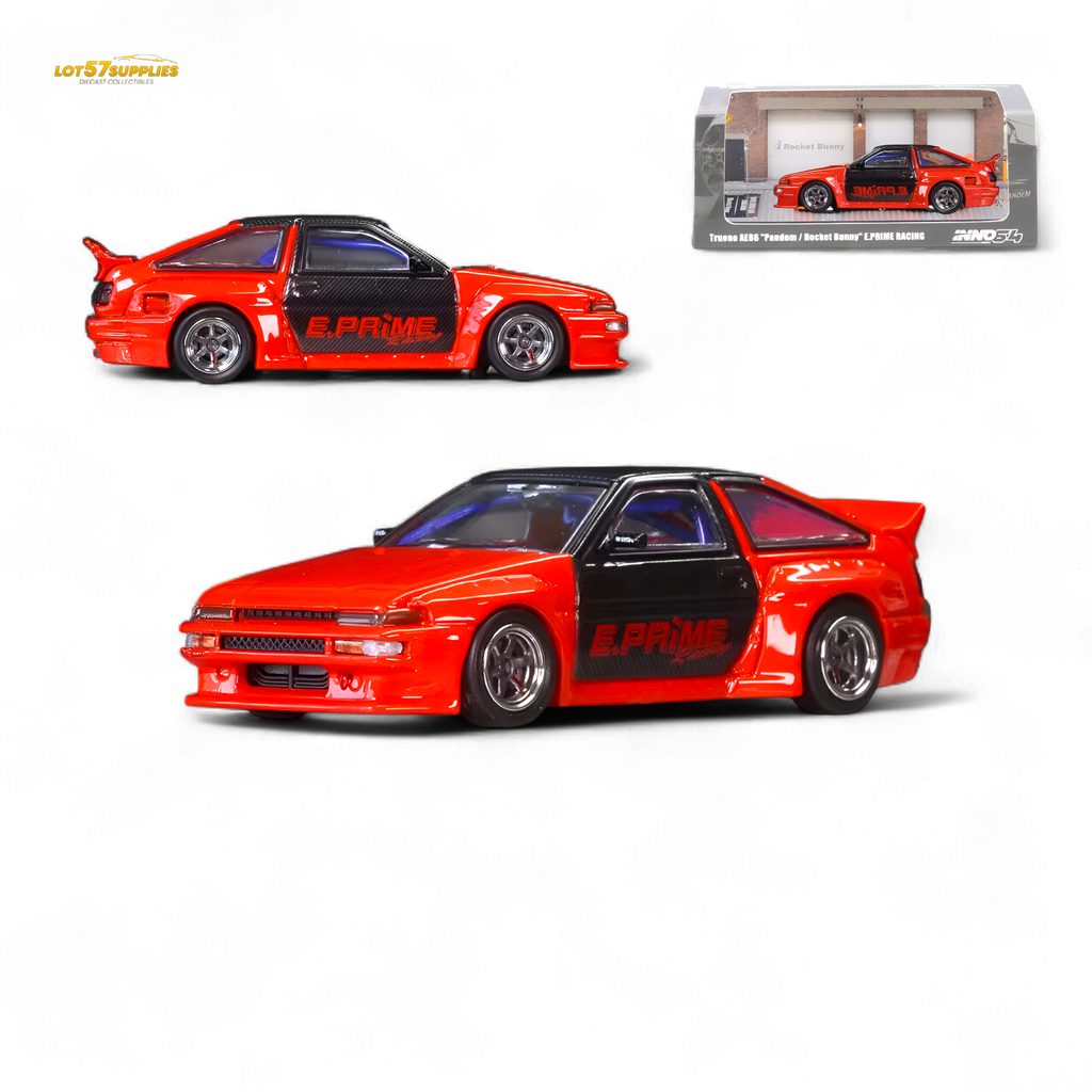 INNO64 Toyota Corolla Sprinter Trueno AE86 Pandem Rocket Bunny 1:64