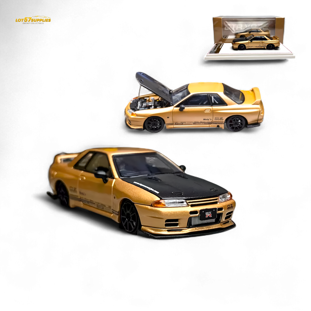 Focal Horizon Nissan Skyline GT-R R32 Top Secret Gold 1:64