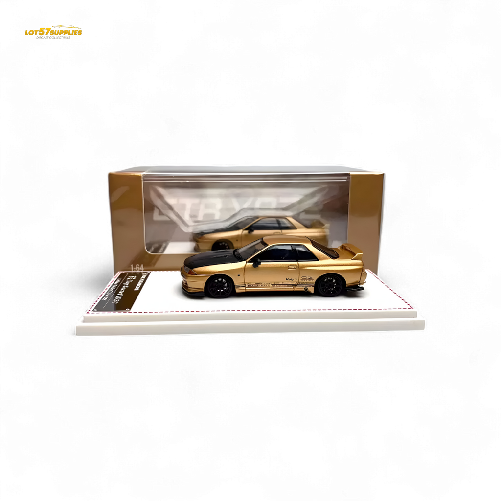Focal Horizon Nissan Skyline GT-R R32 Top Secret Gold 1:64