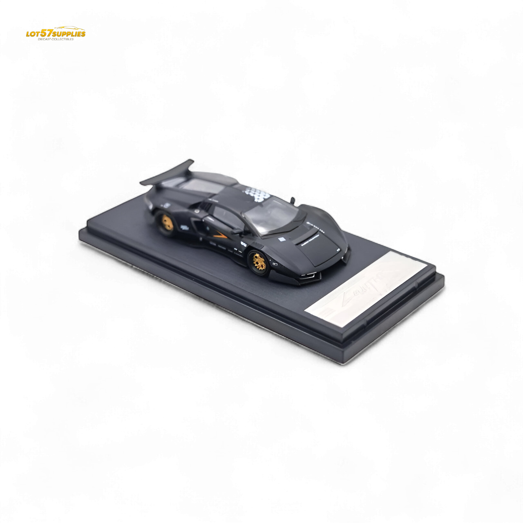 TimeMicro Countach Black 1:64