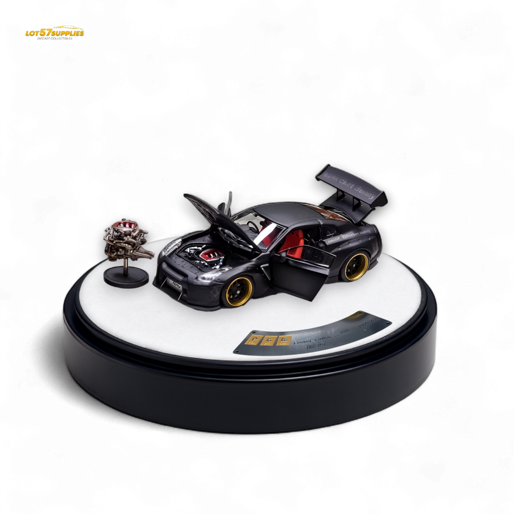 PGM Rocket Bunny R35 - Matte Black Luxury version 1:64