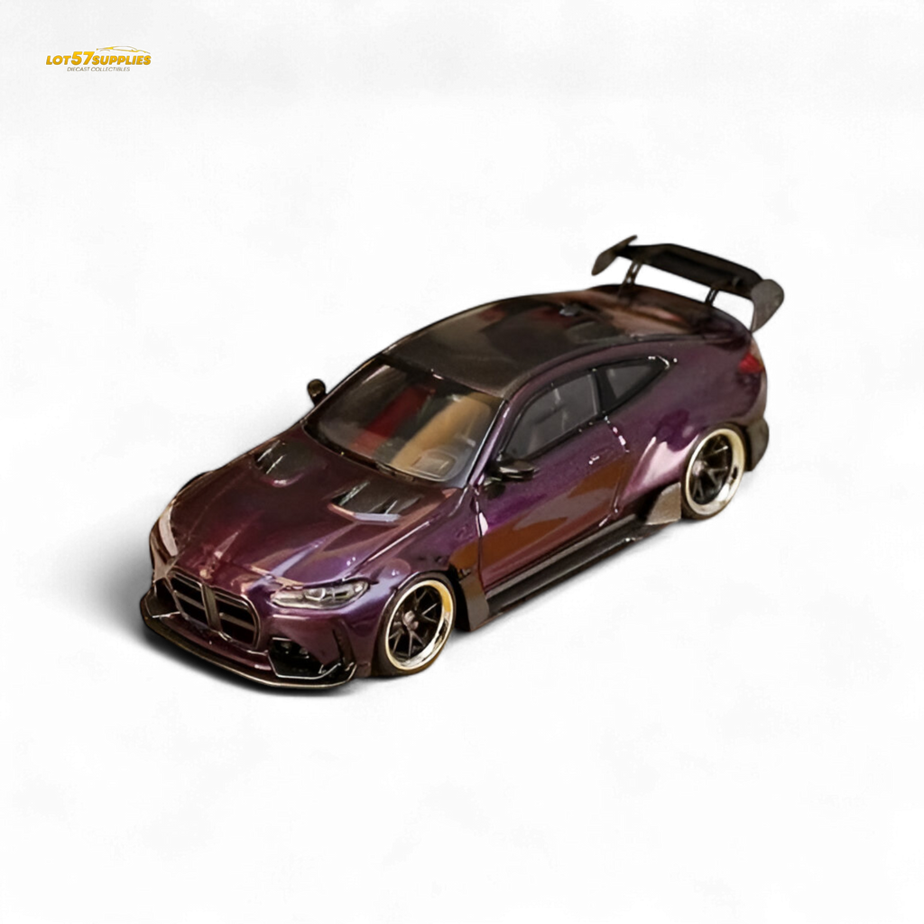 Street Weapon BMW M4 G82 Widebody Dark Purple 1:64