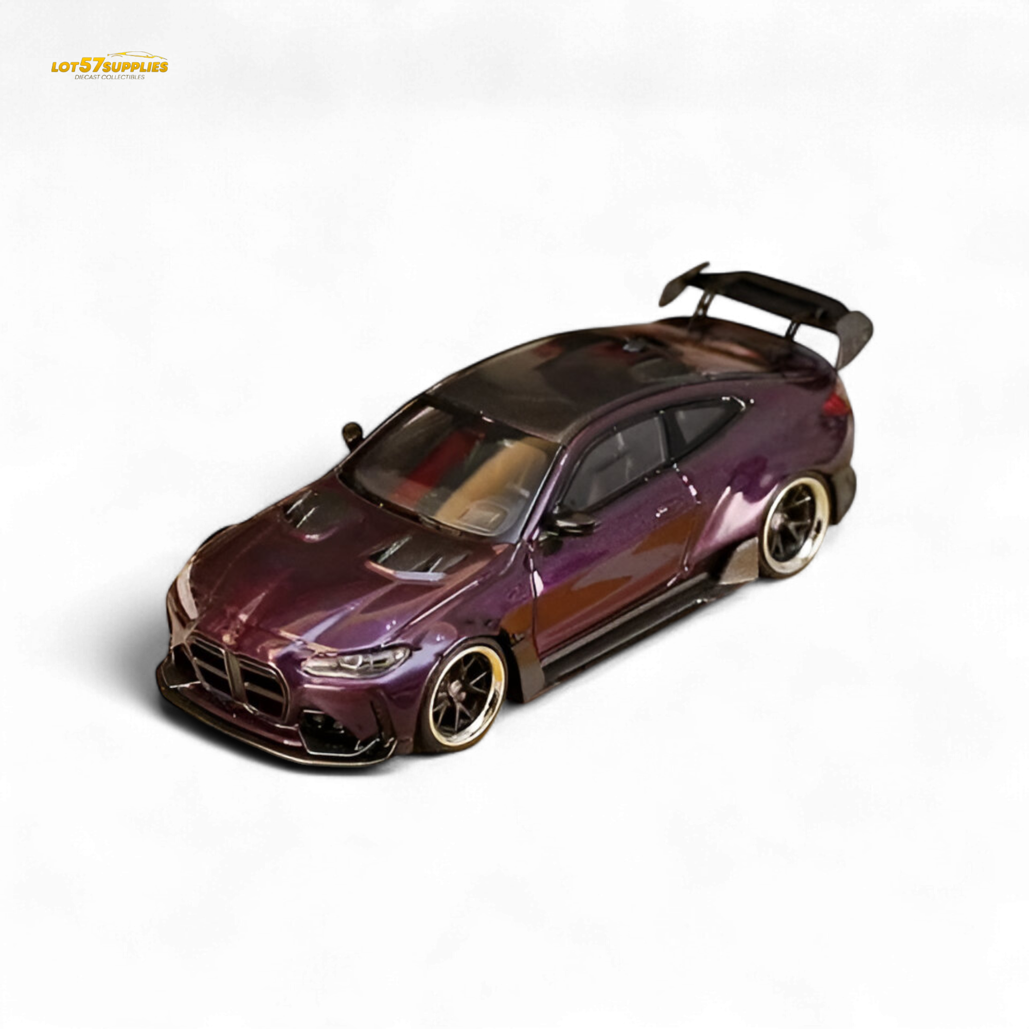 Street Weapon BMW M4 G82 Widebody Dark Purple 1:64