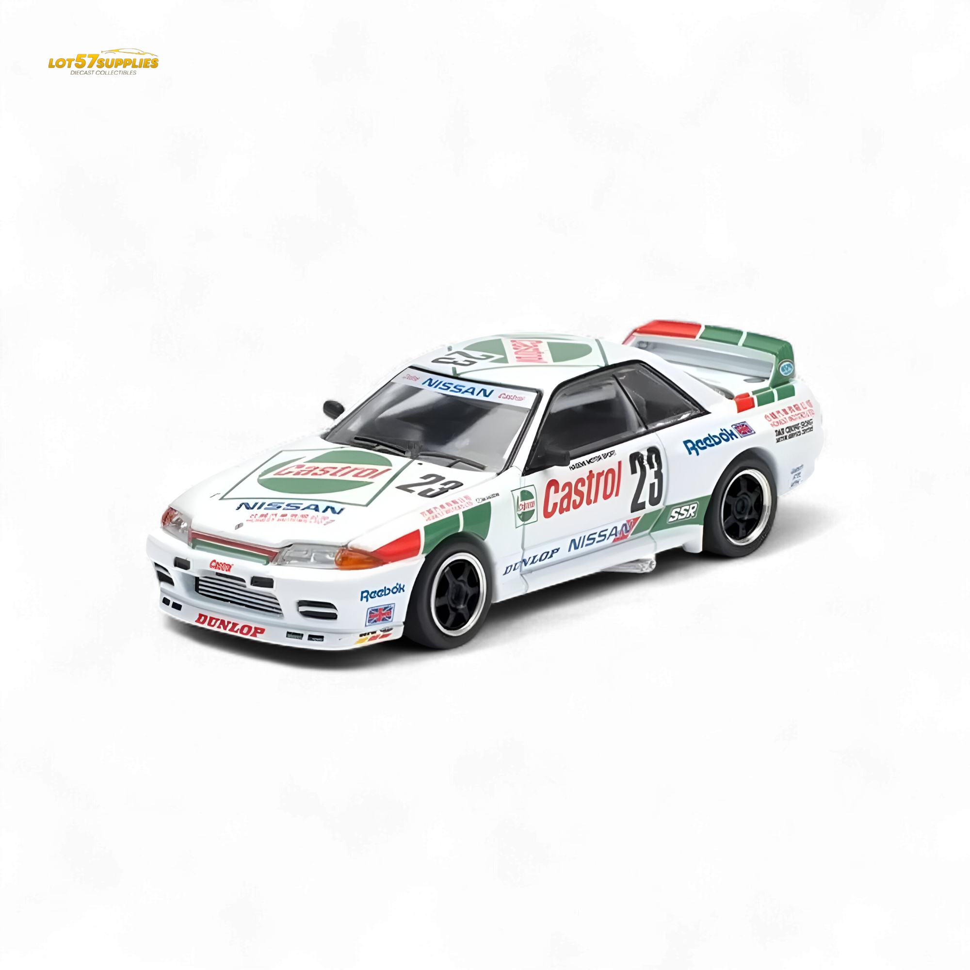 Poprace GT-R R32 Macau Guia Race 1990 Winner White 1:64