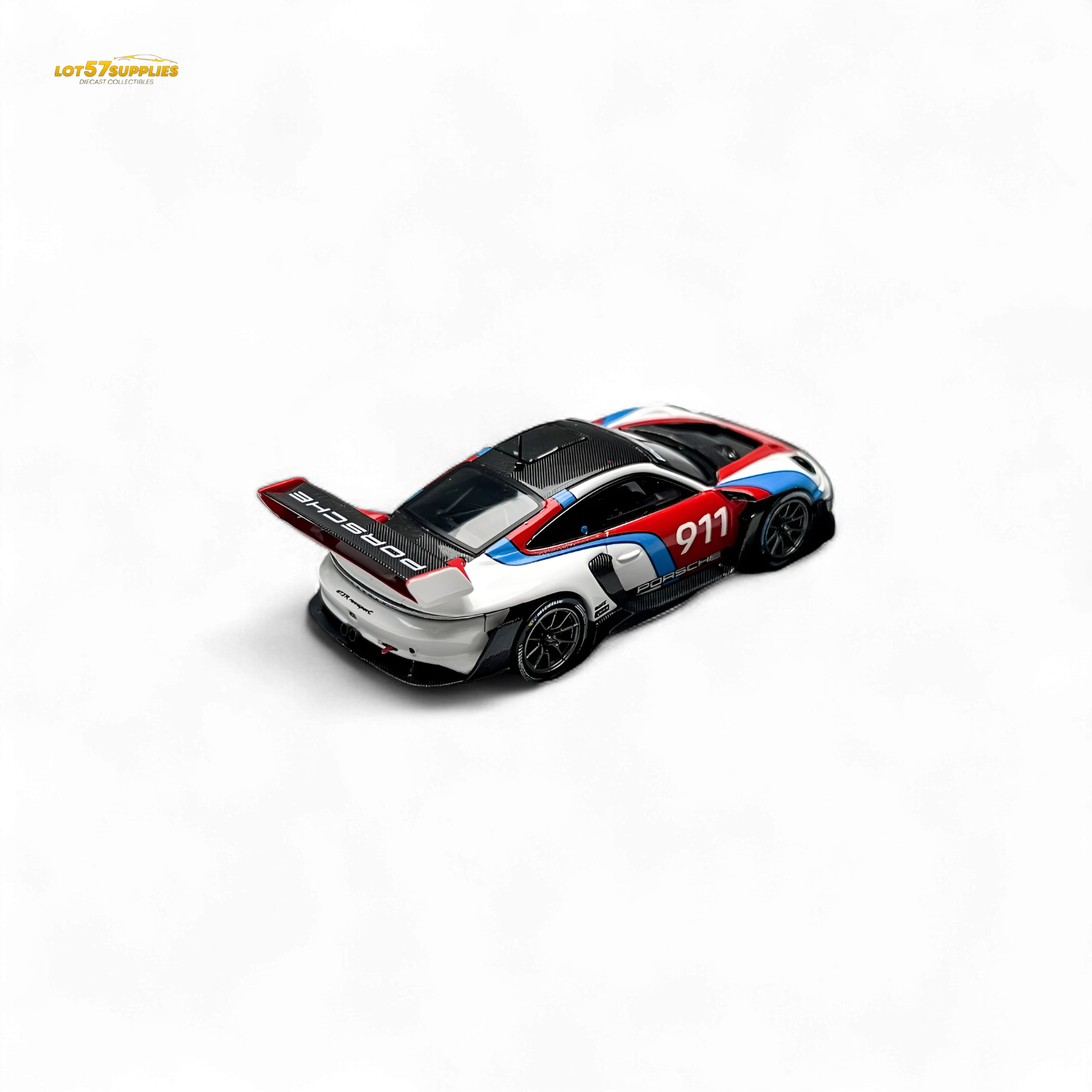 HKM Model Porsche 911 GT3 Rennsport White 1:64