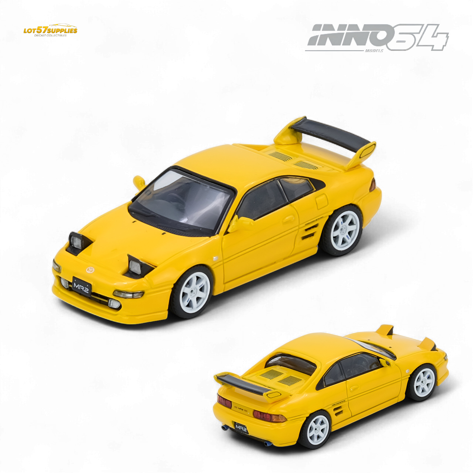 (Pre-Order) INNO64 MR2 SW20 Yellow 1:64