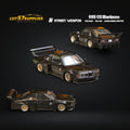 Street Weapon BMW E24 635 CSI Sharknose WideBody Black 1:64