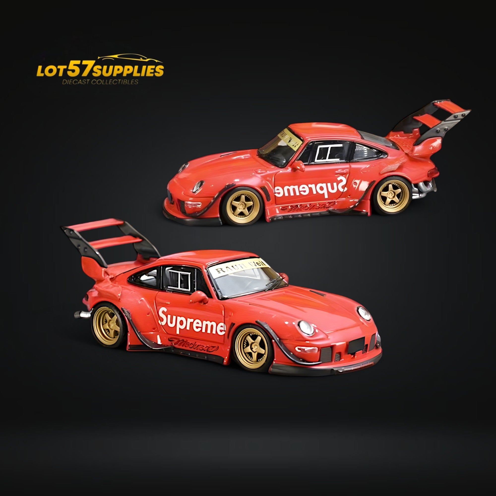 Street Weapon Porsche RWB 993 High Wing 1:64