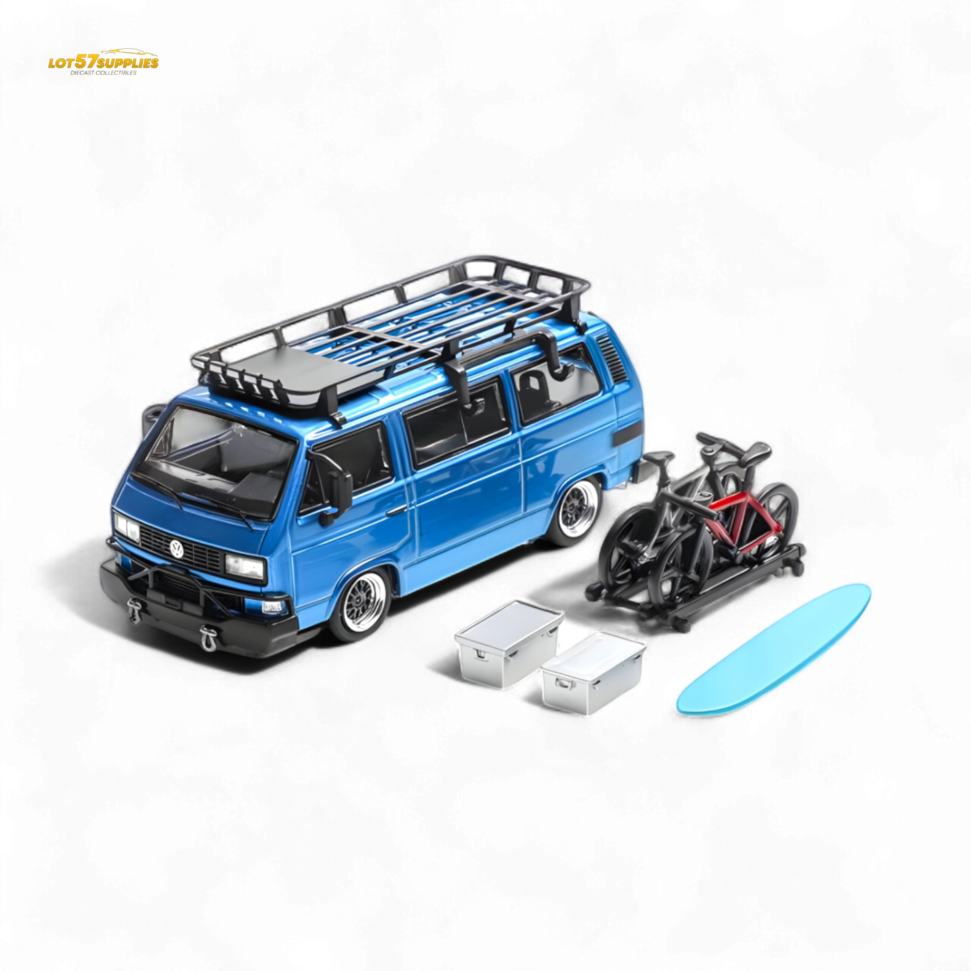 Mortal VW T3 Lowrider Blue 1:64