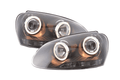 VW Golf 5 Black Angel Eye Headlights with DRL (2003-2008)
