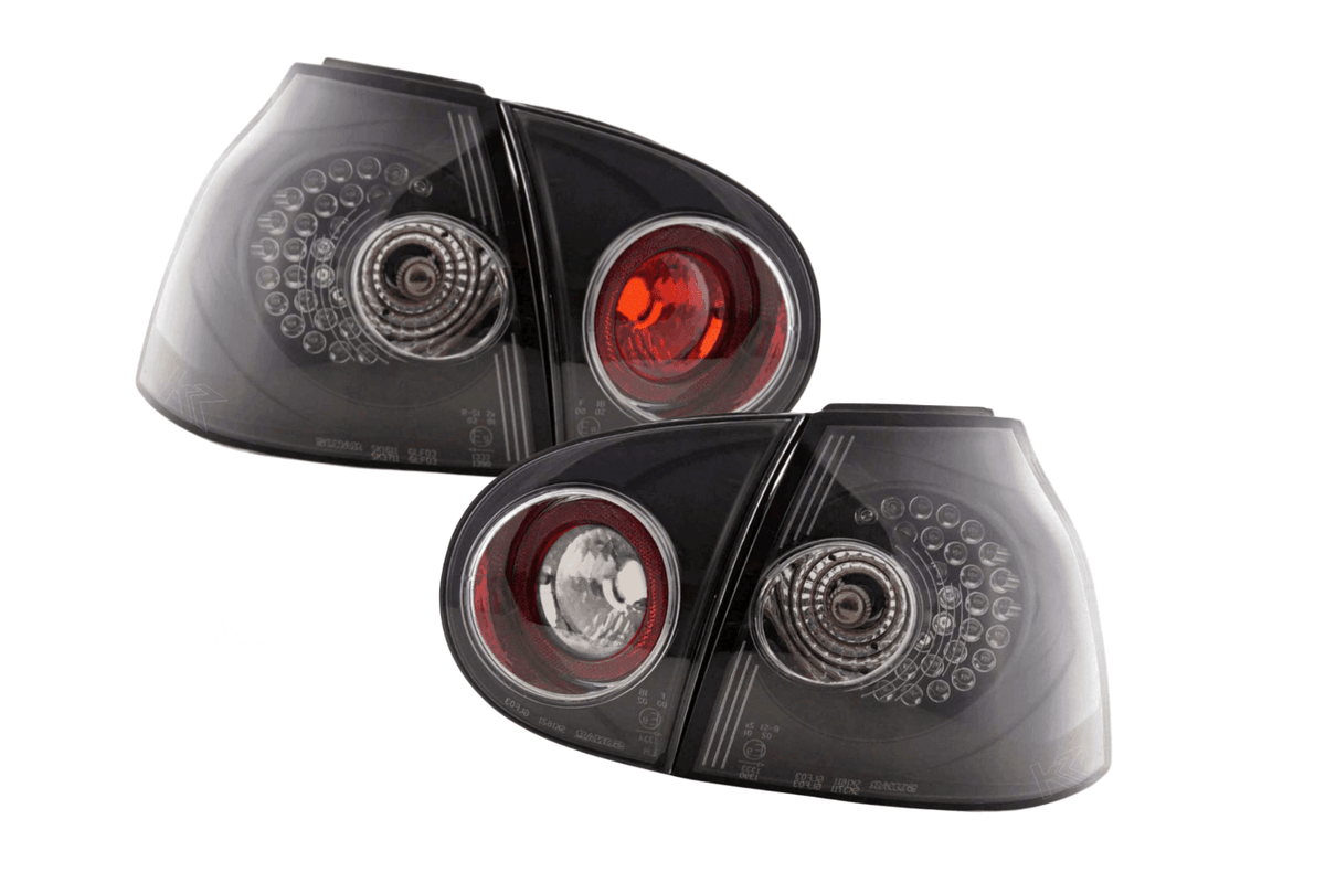 VW Golf 5 Mk5 OEM Style Black Tail Lights (2003-2008)