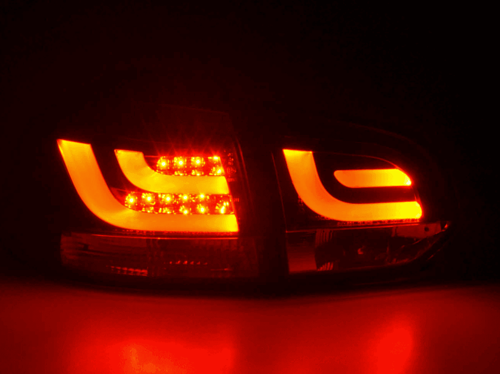 VW Golf Mk6 GTI LED Bar Black Tail Lights V1 (2008-2014)