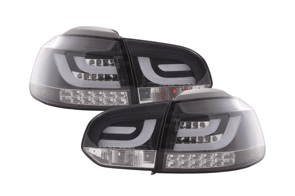 VW Golf Mk6 GTI LED Bar Black Tail Lights V1 LED Indicators (2008-2014)