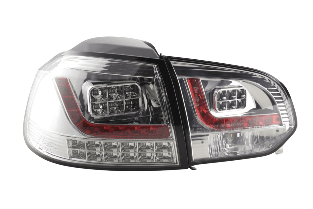 VW Golf Mk6 GTI LED Clear Tail Lights V2 LED Indicators (2008-2014)