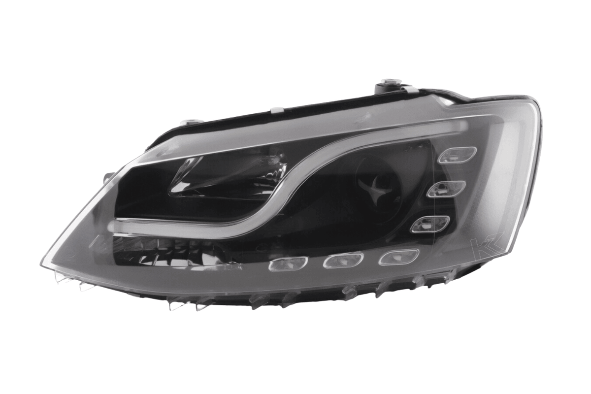 VW Jetta 6 Black JDM Style Headlights (2011-2018)