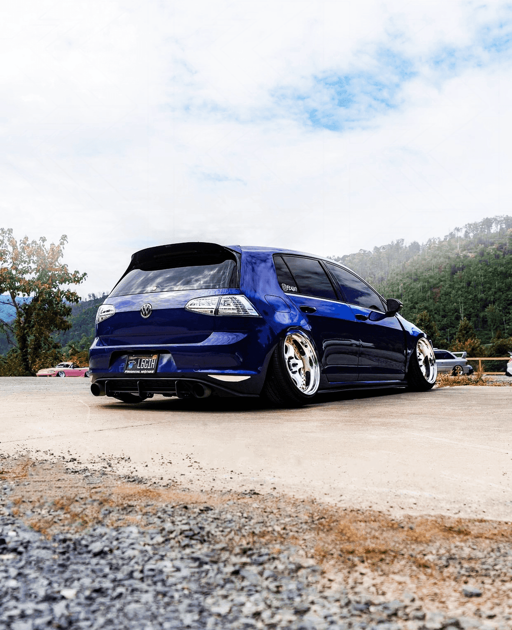 VW MK7 Golf GTI Chrome/Clear LED Tail Lights (2012 - 2017)